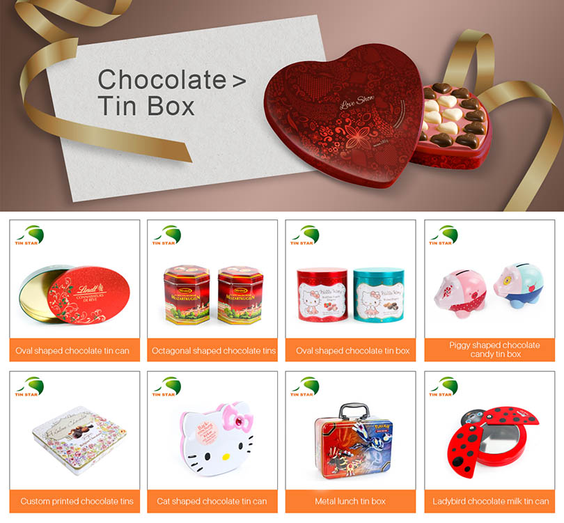 tin box for chocolate 