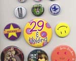 tin badge
