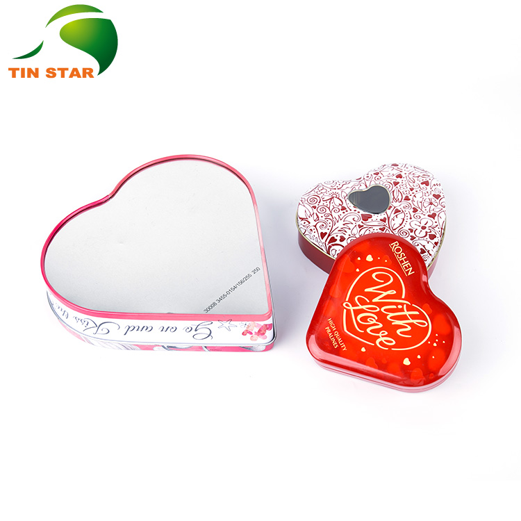 Heart Shaped Candy Tins