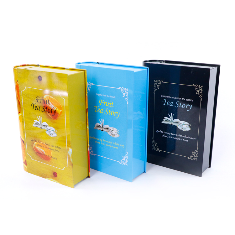 Classical Book Shaped Tea Tins U2230