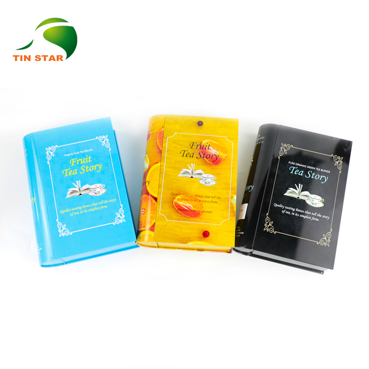 Classical Book Shaped Tea Tins U2230