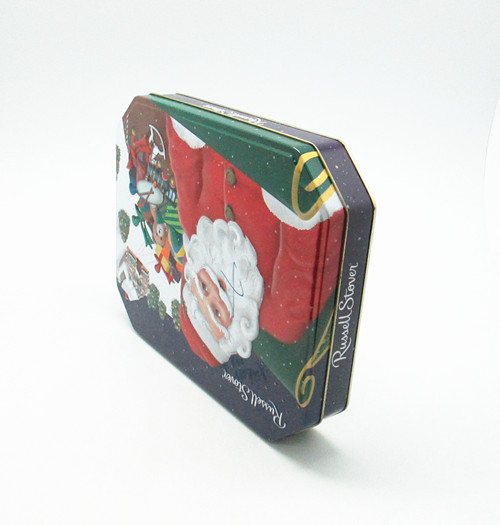 Christmas chocolate tins