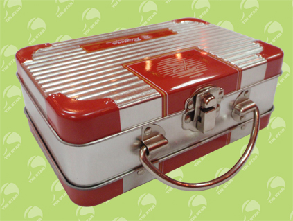 u3287 Lunch Tin & Handle Tin